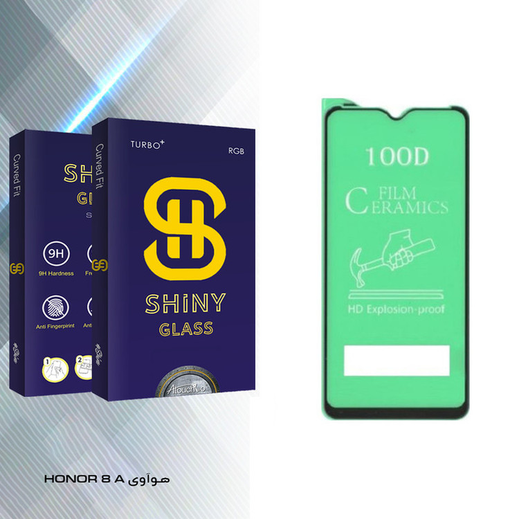 محافظ صفحه نمایش آتوچبو مدل Shiny Glass مناسب برای گوشی موبایل آنر 8A