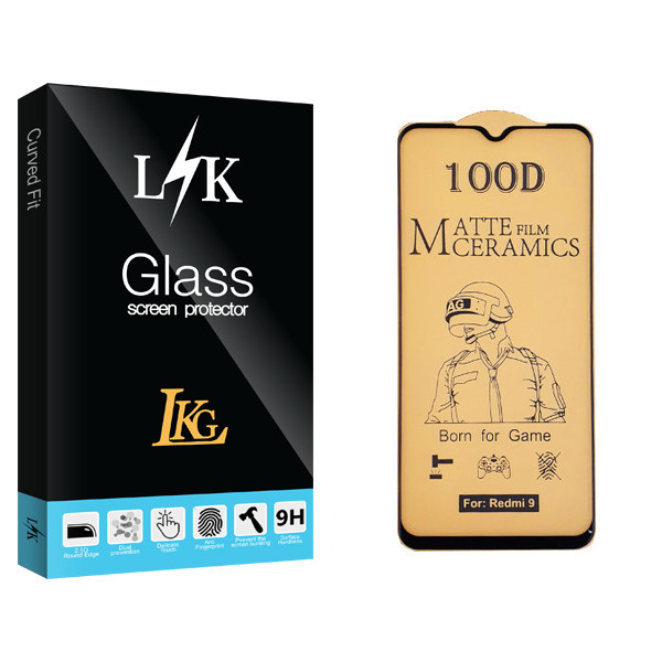 محافظ صفحه نمایش سرامیکی ال کا جی مدل LK Glass مناسب برای گوشی موبایل شیائومی Redmi 9