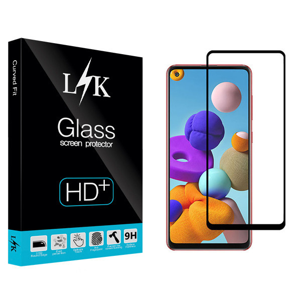 محافظ صفحه نمایش مات ال کی مدل Hard glass مناسب برای گوشی موبایل سامسونگ Galaxy A21s