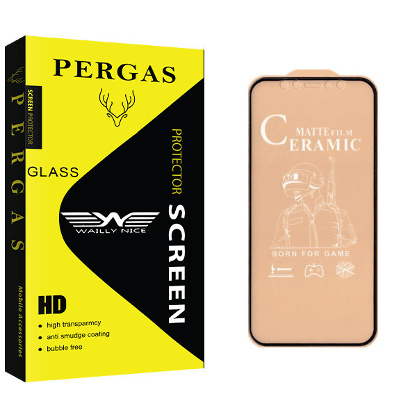 محافظ صفحه نمایش سرامیکی وایلی نایس مدل Pergas Glass مناسب برای گوشی موبایل اپل Iphone 12 mini