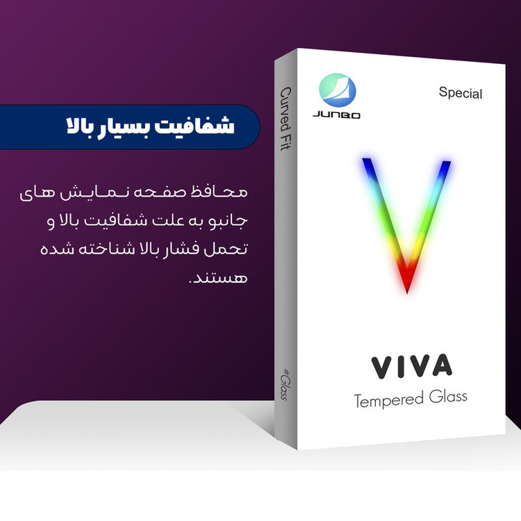 محافظ صفحه نمایش جانبو مدل Viva Glass مناسب برای گوشی موبایل اپل iPhone 12 Pro