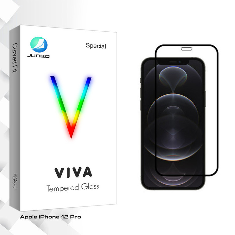 محافظ صفحه نمایش جانبو مدل Viva Glass مناسب برای گوشی موبایل اپل iPhone 12 Pro