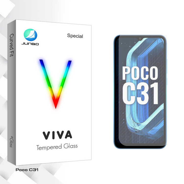 محافظ صفحه نمایش جانبو مدل Viva Glass مناسب برای گوشی موبایل شیائومی Poco C31