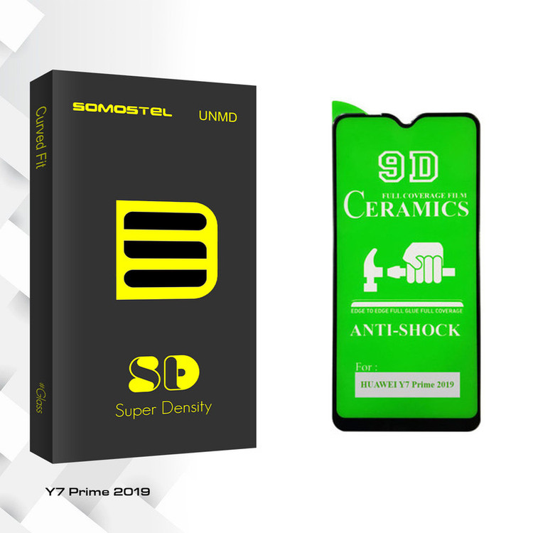 محافظ صفحه نمایش 9D سوماستل مدل SD Glass مناسب برای گوشی موبایل هوآوی Y7 Prime 2019