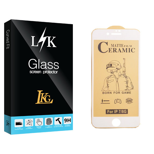 محافظ صفحه نمایش سرامیکی ال کا جی مدل LK Glass مناسب برای گوشی موبایل اپل iPhone 7