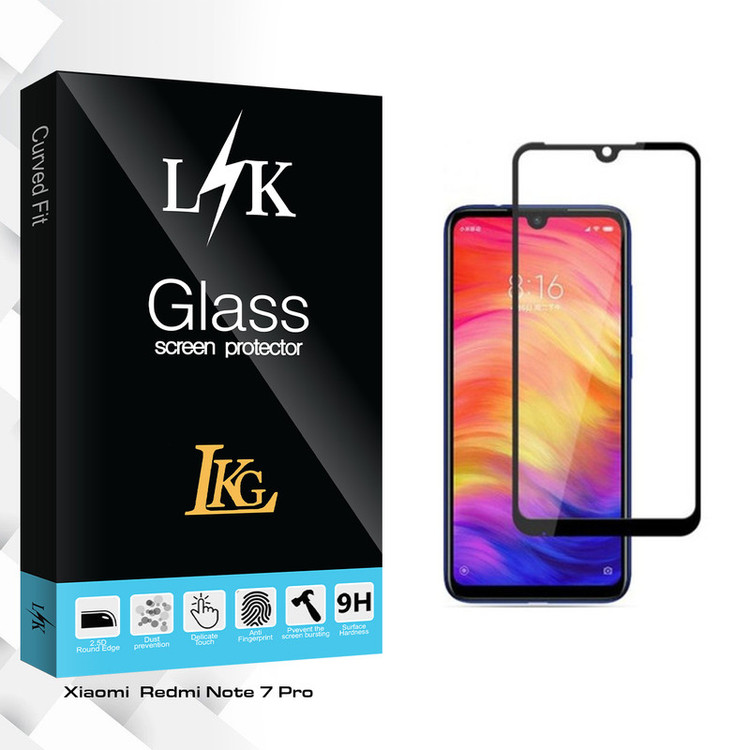 محافظ صفحه نمایش ال کا جی مدل LK Glass مناسب برای گوشی موبایل شیائومی Redmi Note 7Pro