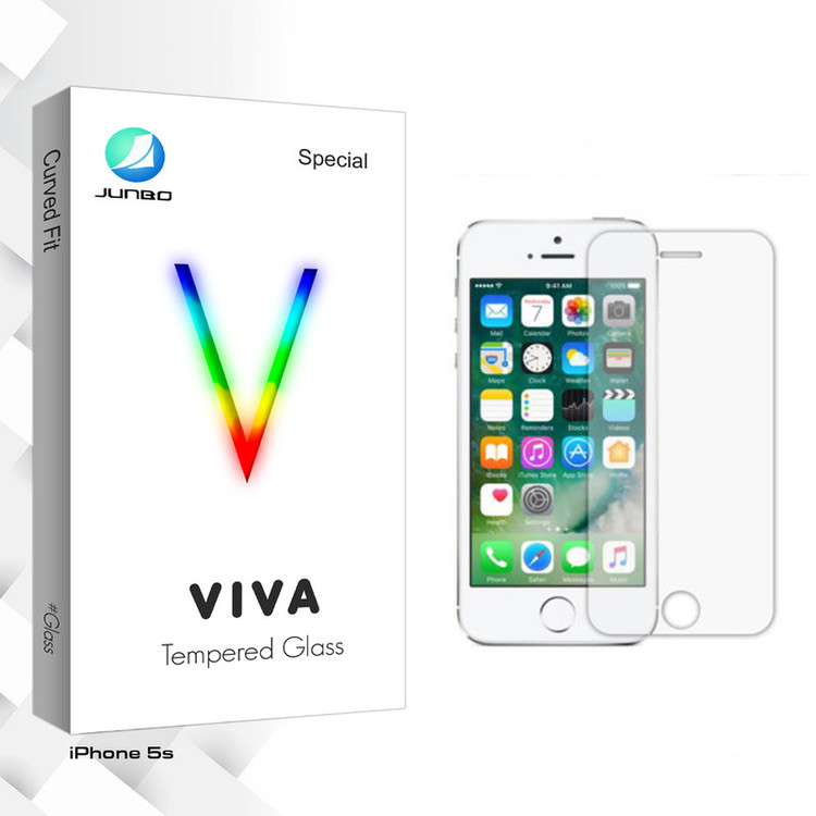 محافظ صفحه نمایش جانبو مدل Viva Glass مناسب برای گوشی موبایل اپل iPhone 5s