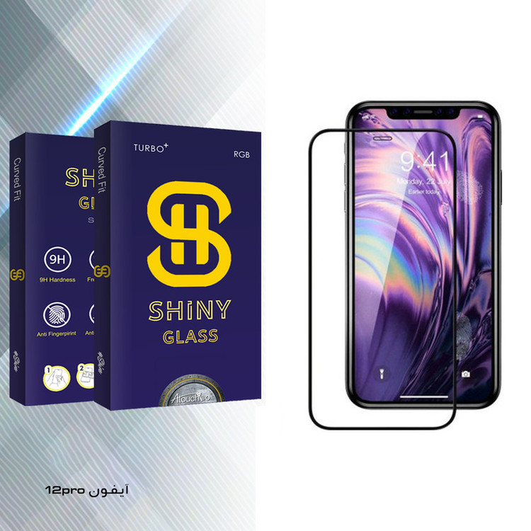 محافظ صفحه نمایش مات آتوچبو مدل Shiny Glass مناسب برای گوشی موبایل اپل iphone 12 pro