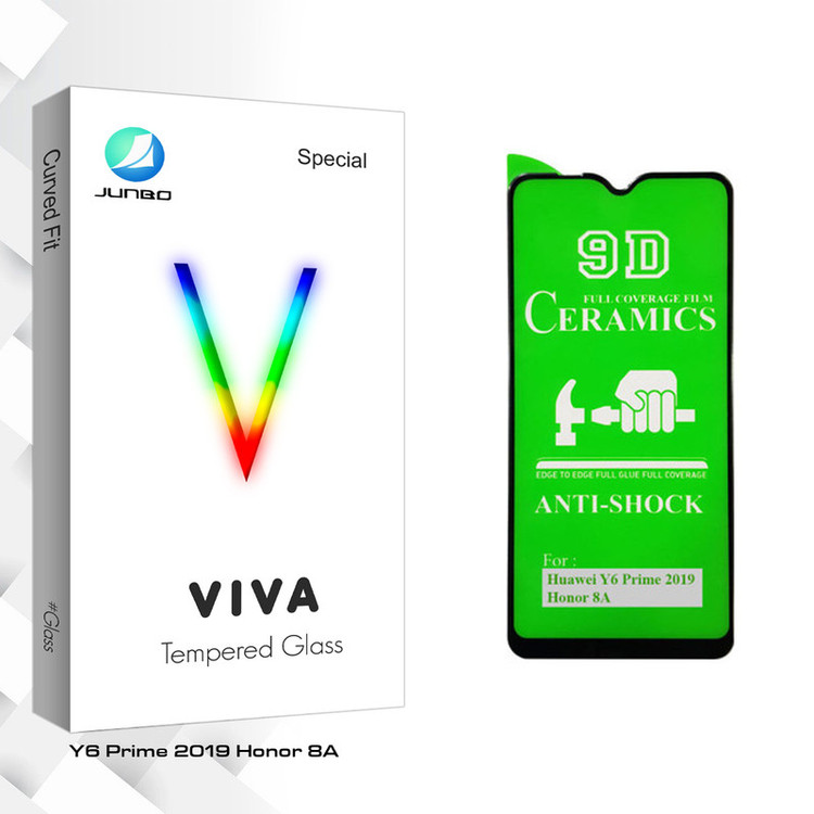محافظ صفحه نمایش 9D جانبو مدل Viva Glass مناسب برای گوشی موبایل هوآوی Y6 Prime 2019 / آنر 8A