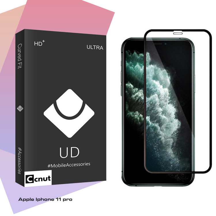 محافظ صفحه نمایش کوکونات مدل UD Black مناسب برای گوشی موبایل اپل Iphone 11 pro