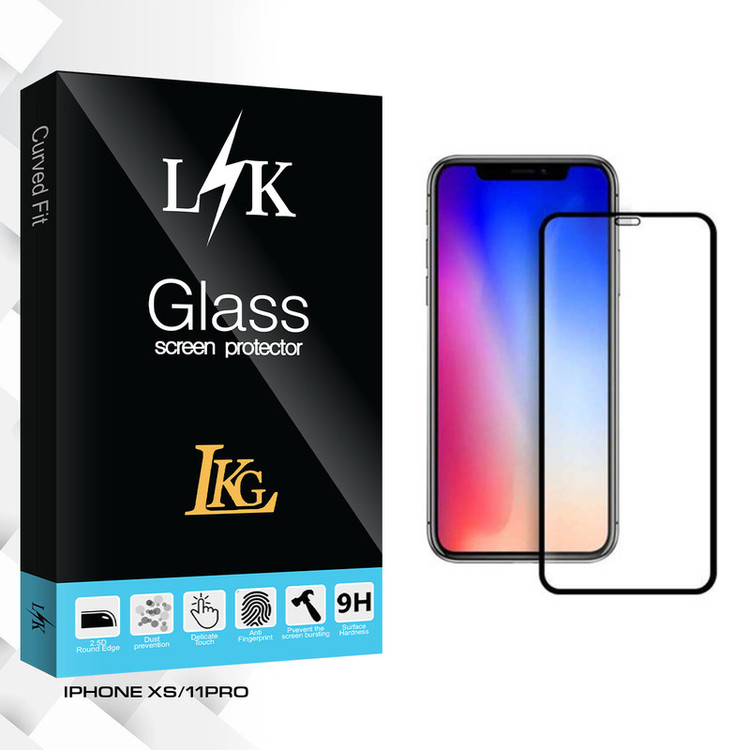 محافظ صفحه نمایش سرامیکی ال کا جی مدل LK Glass مناسب برای گوشی موبایل اپل IPHONE XS/11PRO