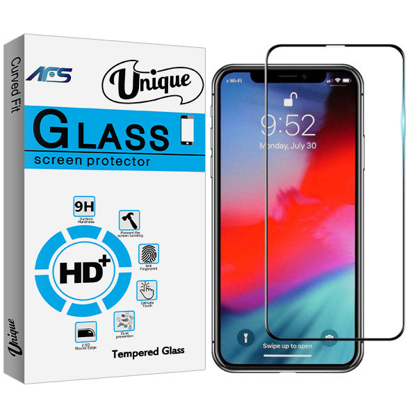 محافظ صفحه نمایش مات ای اف اس مدل Unique Glass مناسب برای گوشی موبایل اپل Iphone xs