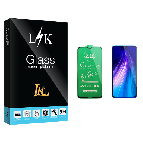 محافظ صفحه نمایش سرامیکی ال کا جی مدل LK Glass مناسب برای گوشی موبایل شیائومی Redmi Note 8
