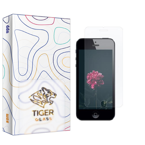 محافظ صفحه نمایش تایگر گلس مدل SAM2 مناسب برای گوشی موبایل اپل iPhone 5