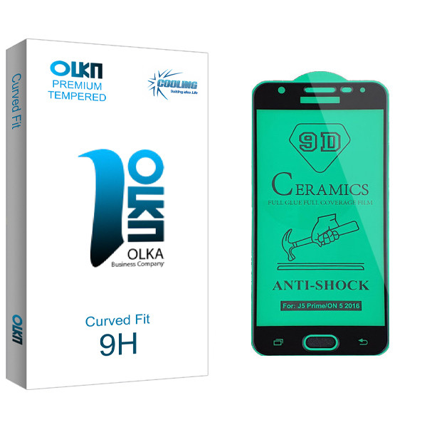 محافظ صفحه نمایش سرامیکی کولینگ مدل Olka glass مناسب برای گوشی موبایل سامسونگ Galaxy J5 Prime