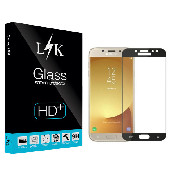 محافظ صفحه نمایش شیشه ای ال کی مدل Hard glass مناسب برای گوشی موبایل سامسونگ Galaxy J5 Pro
