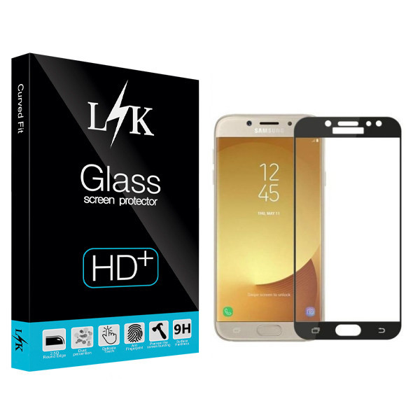 محافظ صفحه نمایش شیشه ای ال کی مدل Hard glass مناسب برای گوشی موبایل سامسونگ Galaxy J5 Pro