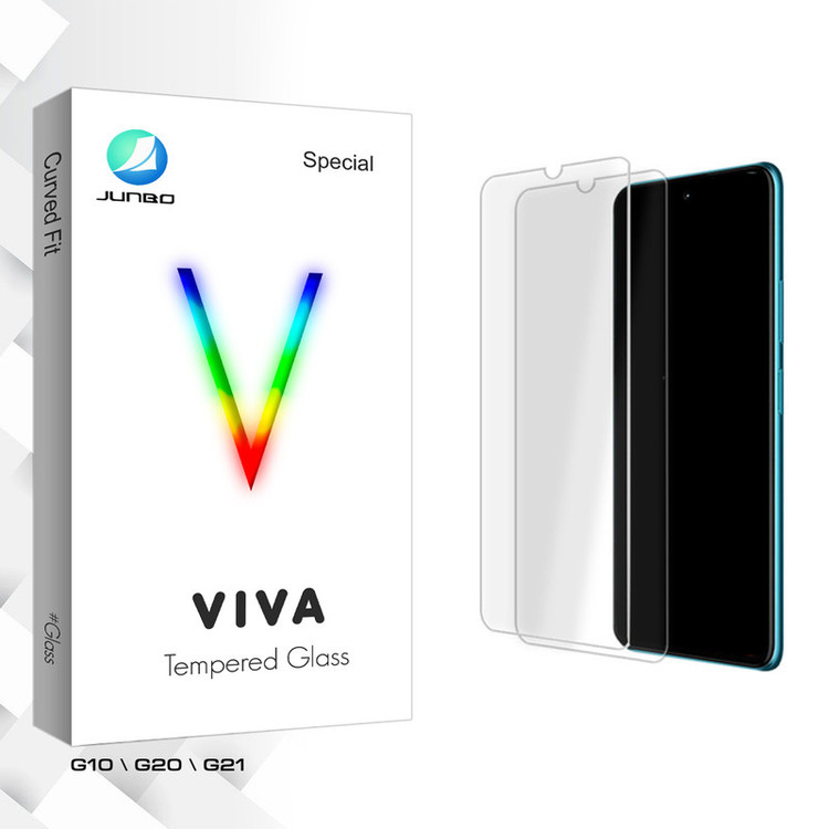 محافظ صفحه نمایش شیشه ای جانبو مدل Viva Glass MIX مناسب برای گوشی موبایل نوکیا G10 \ G20 \ G21 بسته دو عددی
