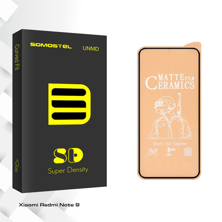 محافظ صفحه نمایش مات سوماستل مدل Sd Glass مناسب برای گوشی موبایل شیائومی Redmi Note 9