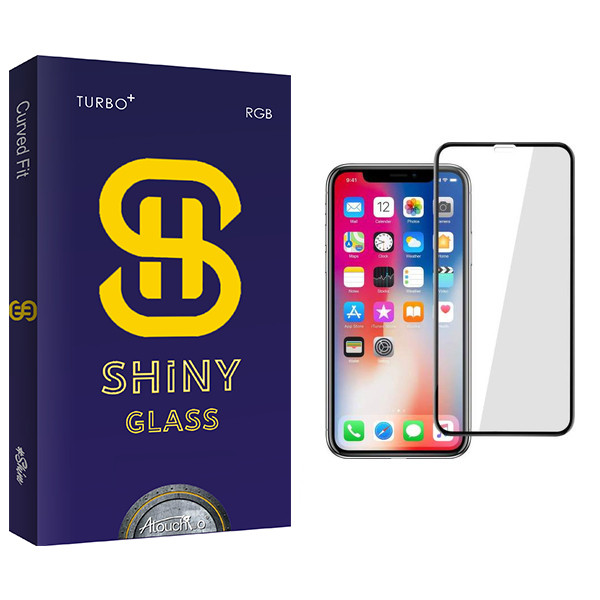 محافظ صفحه نمایش آتوچبو مدل Shiny Glass مناسب برای گوشی موبایل اپل آیفون X