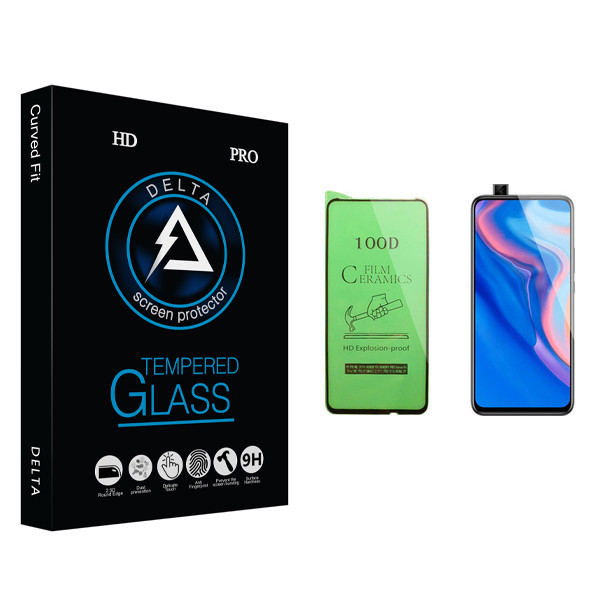 محافظ صفحه نمایش سرامیکی دلتا مدل HD مناسب برای گوشی موبایل هوآوی Y9 Prime 2019