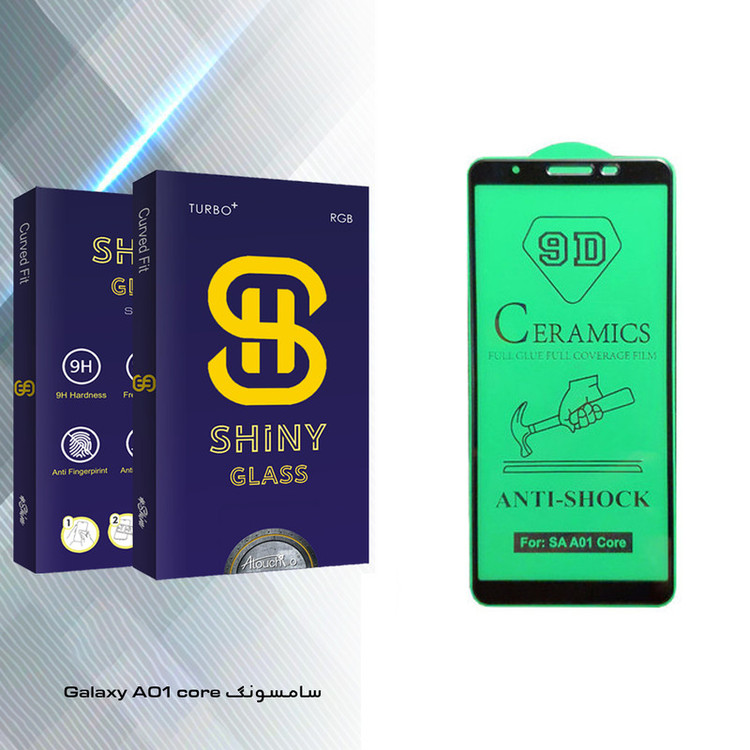 محافظ صفحه نمایش سرامیکی آتوچبو مدل Shiny Glass مناسب برای گوشی موبایل سامسونگ Galaxy A01 core