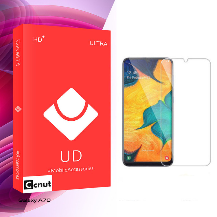 محافظ صفحه نمایش شیشه ای کوکونات مدل UD Glass مناسب برای گوشی موبایل سامسونگ Galaxy A70