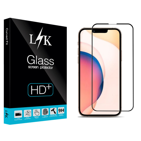 محافظ صفحه نمایش ال کی مدل Hard مناسب برای گوشی موبایل اپل iPhone 13