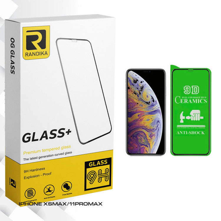 محافظ صفحه نمایش سرامیکی راندیکا مدل GLD مناسب برای گوشی موبایل اپل IPHONE XS MAX/11PRO MAX