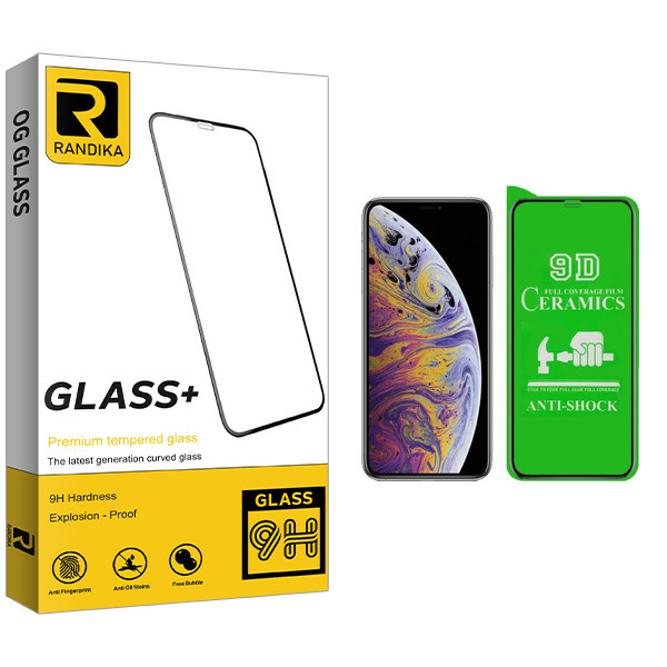محافظ صفحه نمایش سرامیکی راندیکا مدل GLD مناسب برای گوشی موبایل اپل IPHONE XS MAX/11PRO MAX
