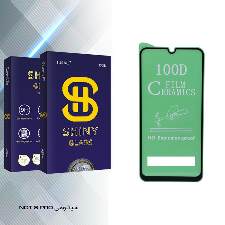 محافظ صفحه نمایش آتوچبو مدل Shiny Glass مناسب برای گوشی شیائومی NOTE 8 PRO