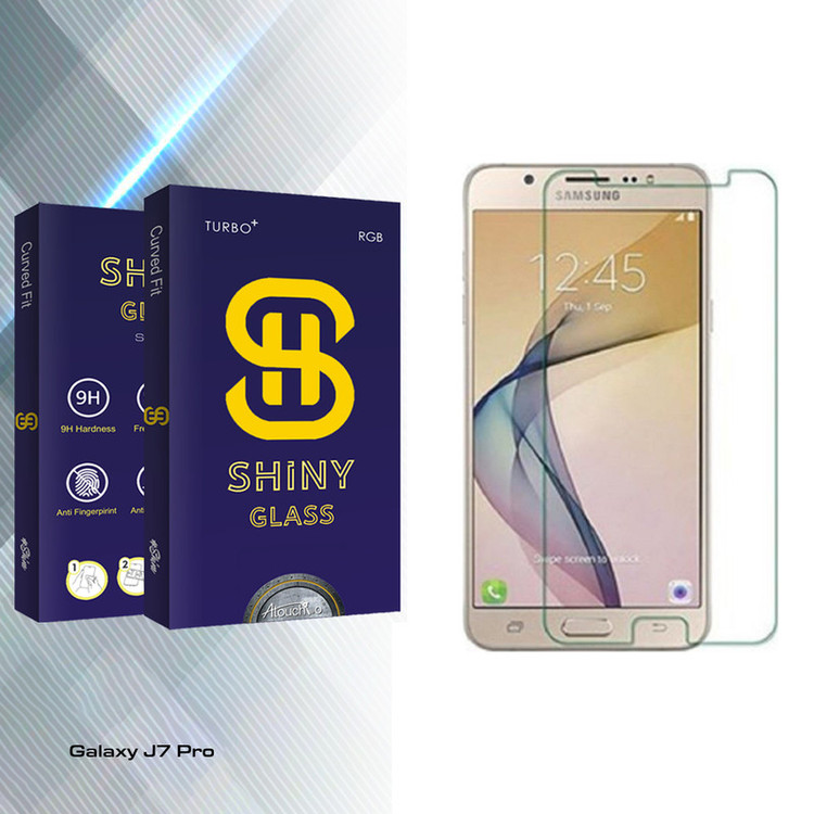 محافظ صفحه نمایش شیشه ای آتوچبو مدل Shiny Glass مناسب برای گوشی موبایل سامسونگ Galaxy J7 Pro