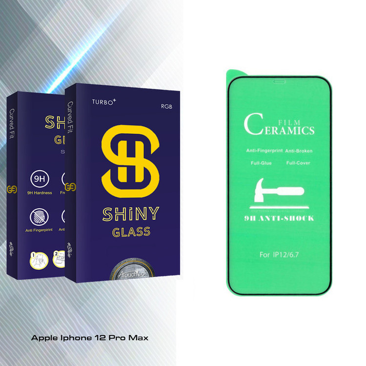 محافظ صفحه نمایش سرامیکی آتوچبو مدل Shiny مناسب برای گوشی موبایل اپل Iphone 12 Pro Max