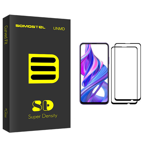 محافظ صفحه نمایش سوماستل مدل SD Glass مناسب برای گوشی موبایل آنر 9X Pro بسته دو عددی