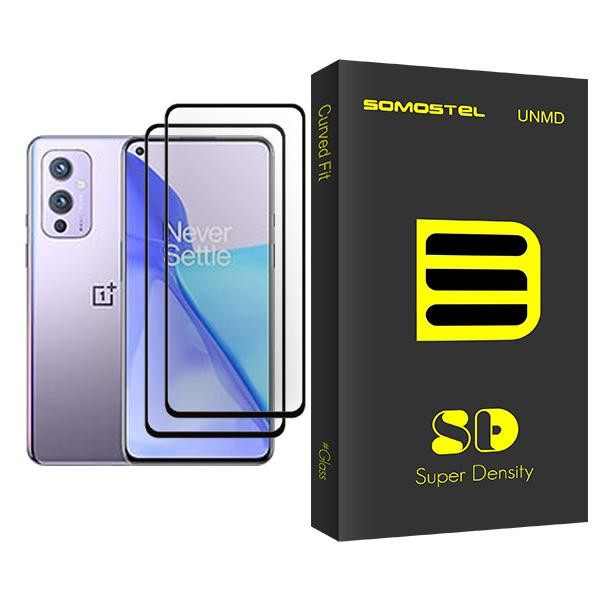 محافظ صفحه نمایش سوماستل مدل SD Glass MIX002 مناسب برای گوشی موبایل وان پلاس 9 بسته دو عددی