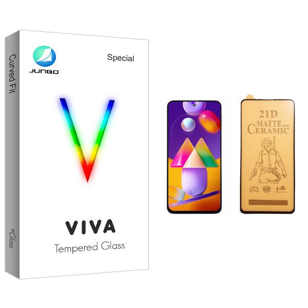 محافظ صفحه نمایش سرامیکی جانبو مدل Viva Glass مناسب برای گوشی موبایل سامسونگ Galaxy M31s