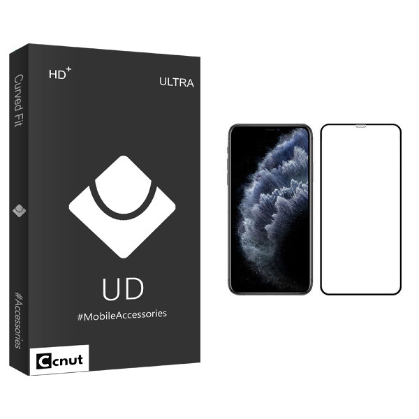 محافظ صفحه نمایش مات کوکونات مدل UD Black مناسب برای گوشی موبایل اپل iPhone XS Max