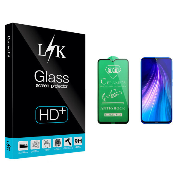 محافظ صفحه نمایش سرامیکی ال کی مدل +LITE مناسب برای گوشی موبایل شیائومی Redmi Note 8