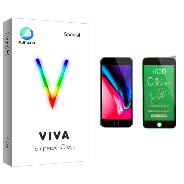محافظ صفحه نمایش سرامیکی جانبو مدل Viva Glass مناسب برای گوشی موبایل اپل iPhone 7 Plus