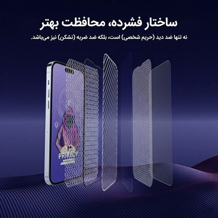 محافظ صفحه نمایش آتوچبو مدل PRVMiT-AT مناسب برای گوشی موبایل اپل iPhone 13 Pro Max