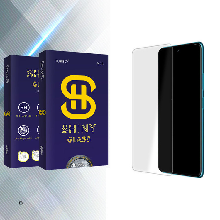 محافظ صفحه نمایش شیشه ای آتوچبو مدل Shiny Glass مناسب برای گوشی موبایل ریلمی 8