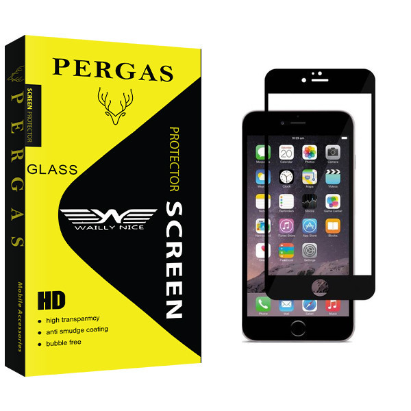 محافظ صفحه نمایش شیشه ای وایلی نایس مدل Pergas Glass مناسب برای گوشی موبایل اپل iphone 6/6s