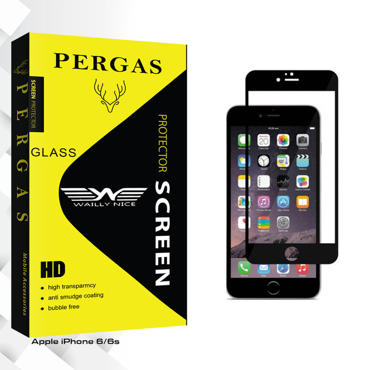محافظ صفحه نمایش شیشه ای وایلی نایس مدل Pergas Glass مناسب برای گوشی موبایل اپل iphone 6/6s