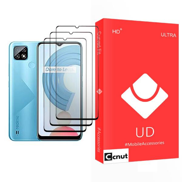 محافظ صفحه نمایش کوکونات مدل UD Ultra MIX003 مناسب برای گوشی موبایل ریلمی C21 بسته سه عددی