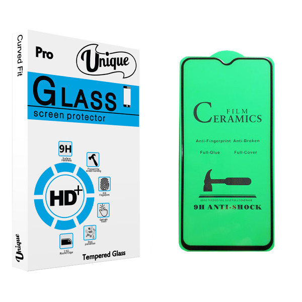 محافظ صفحه نمایش سرامیکی يونيک مدل +Clear مناسب برای گوشی موبایل سامسونگ Galaxy M31