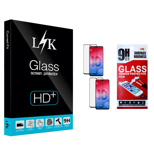 محافظ صفحه نمایش ال کی مدل +HD مناسب برای گوشی موبایل آنر 10Liteبسته ی دو عددی