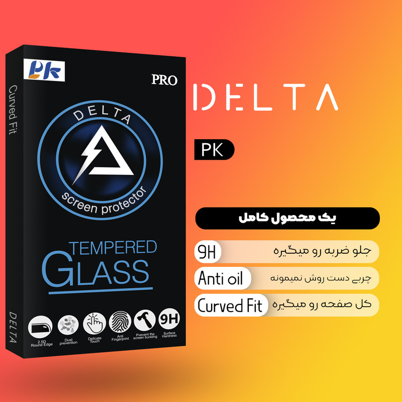 محافظ صفحه نمایش سرامیکی مات پی کی مدل Delta Pro مناسب برای گوشی موبایل سامسونگ Galaxy A32 4G / Galaxy A22 4G / Galaxy M31 / Galaxy A20