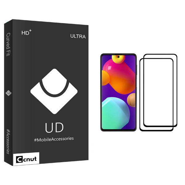 محافظ صفحه نمایش کوکونات مدل UD Black مناسب برای گوشی موبایل سامسونگ Galaxy M62 بسته دو عددی