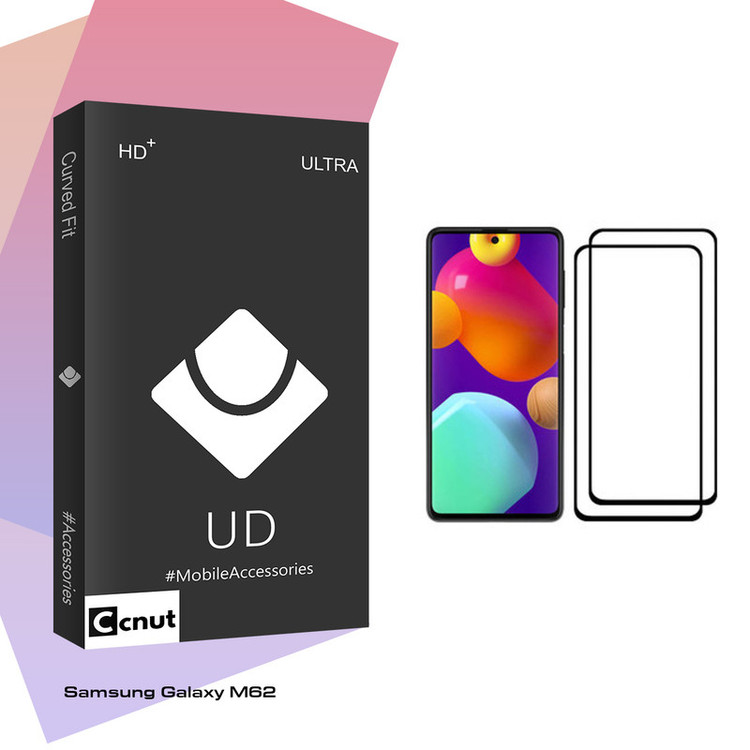 محافظ صفحه نمایش کوکونات مدل UD Black مناسب برای گوشی موبایل سامسونگ Galaxy M62 بسته دو عددی