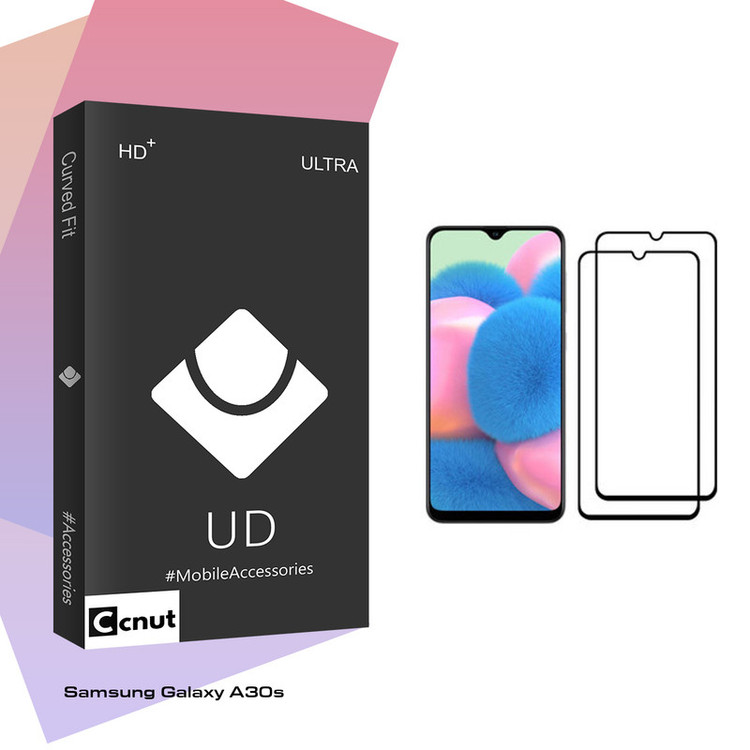 محافظ صفحه نمایش کوکونات مدل UD Black مناسب برای گوشی موبایل سامسونگ Galaxy A30s بسته دو عددی
